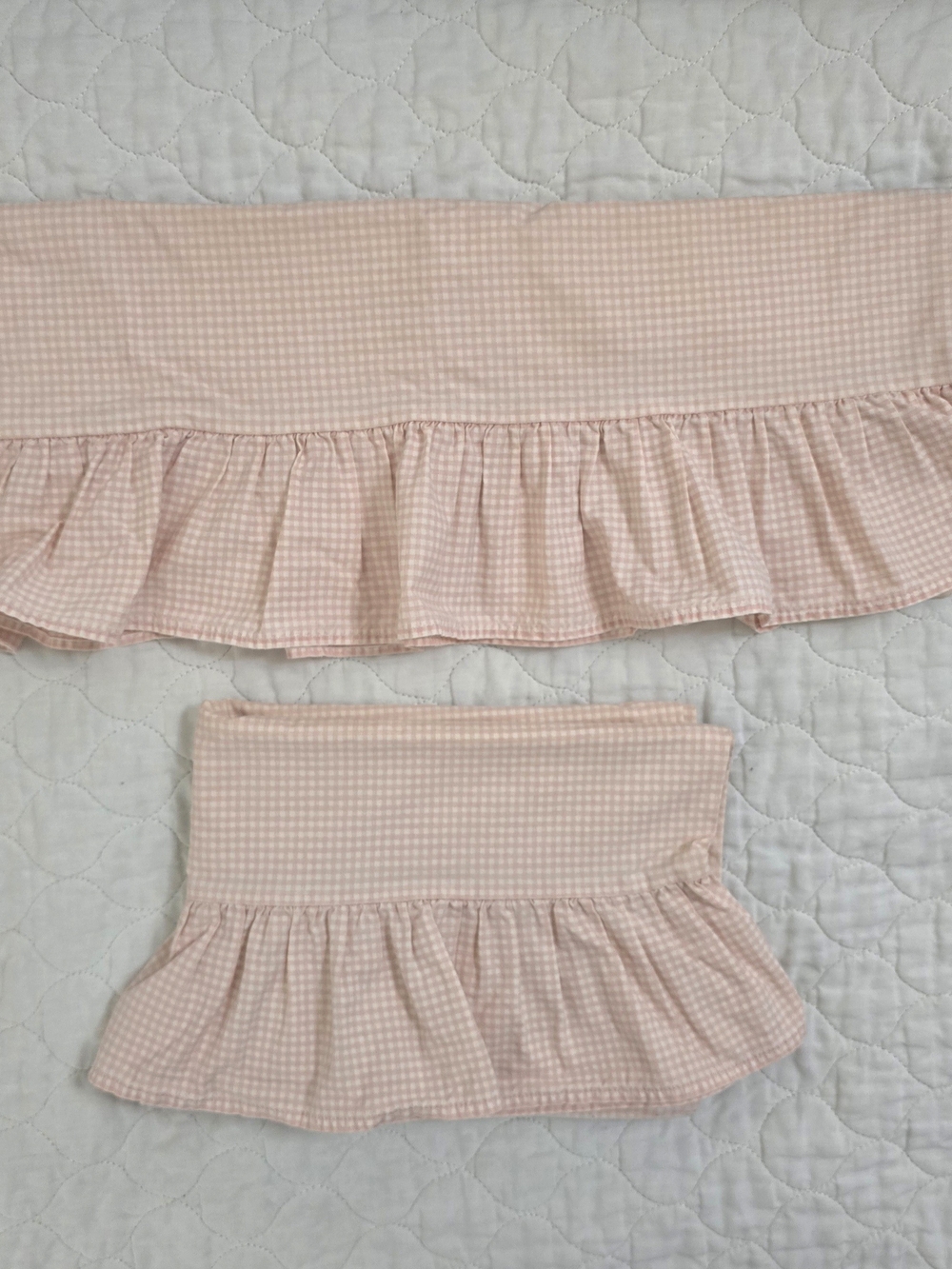Set Of 2 Vtg Ralph Lauren Yellow White Gingham Cotton Standard Pillowcases EUC. - Picture 4 of 8